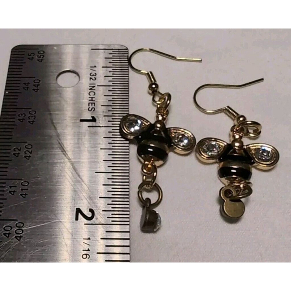 Save The Bees Fashion Artisan Made Earrings - Picture 3 of 4